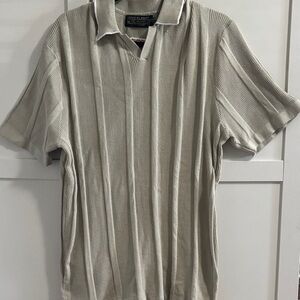 Free Planet Light Gray Men's Polo Shirt